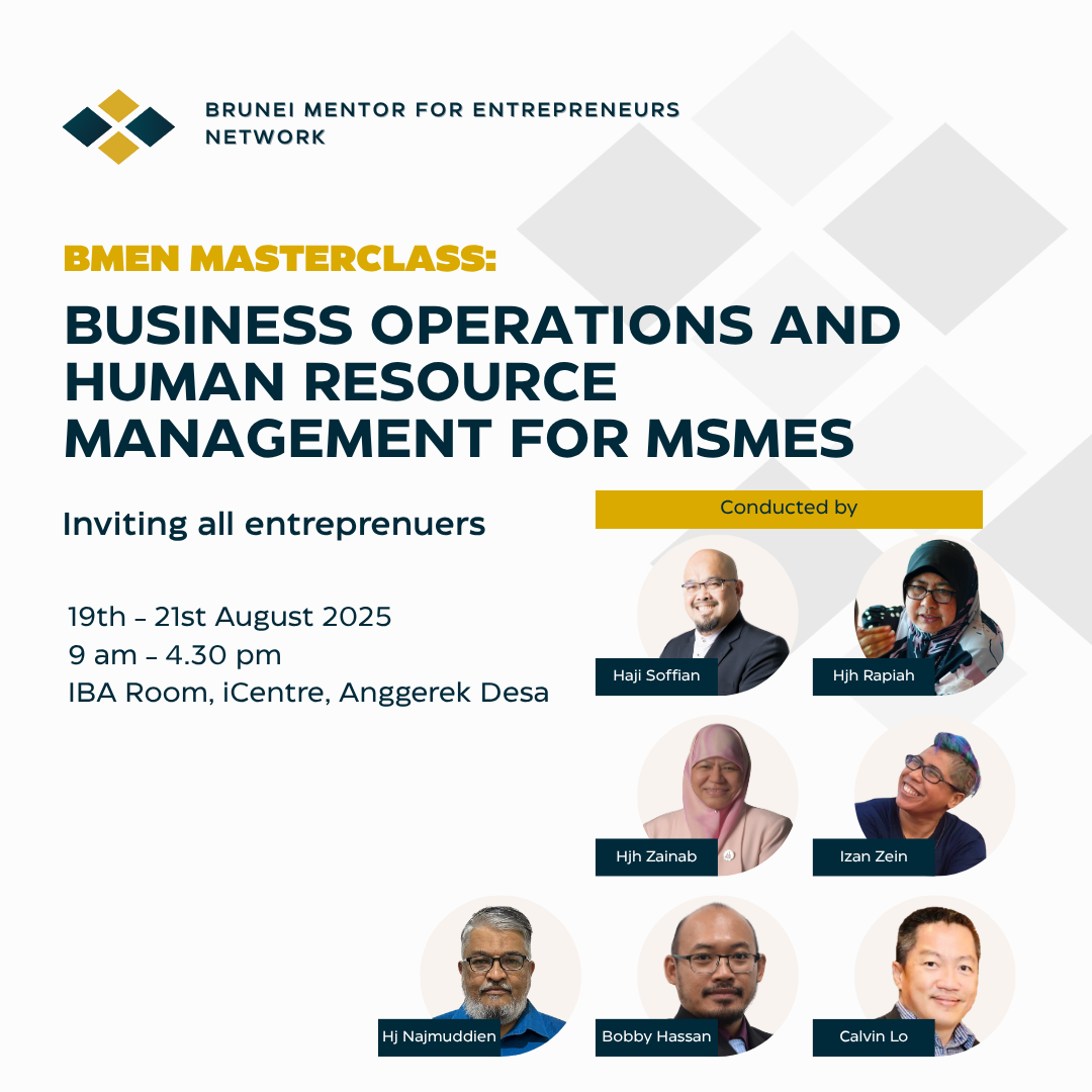 BMEN Masterclass: Business Operations and Human Resource Management for MSMEs